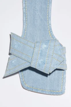 Musubi Sandalen Aus Denim