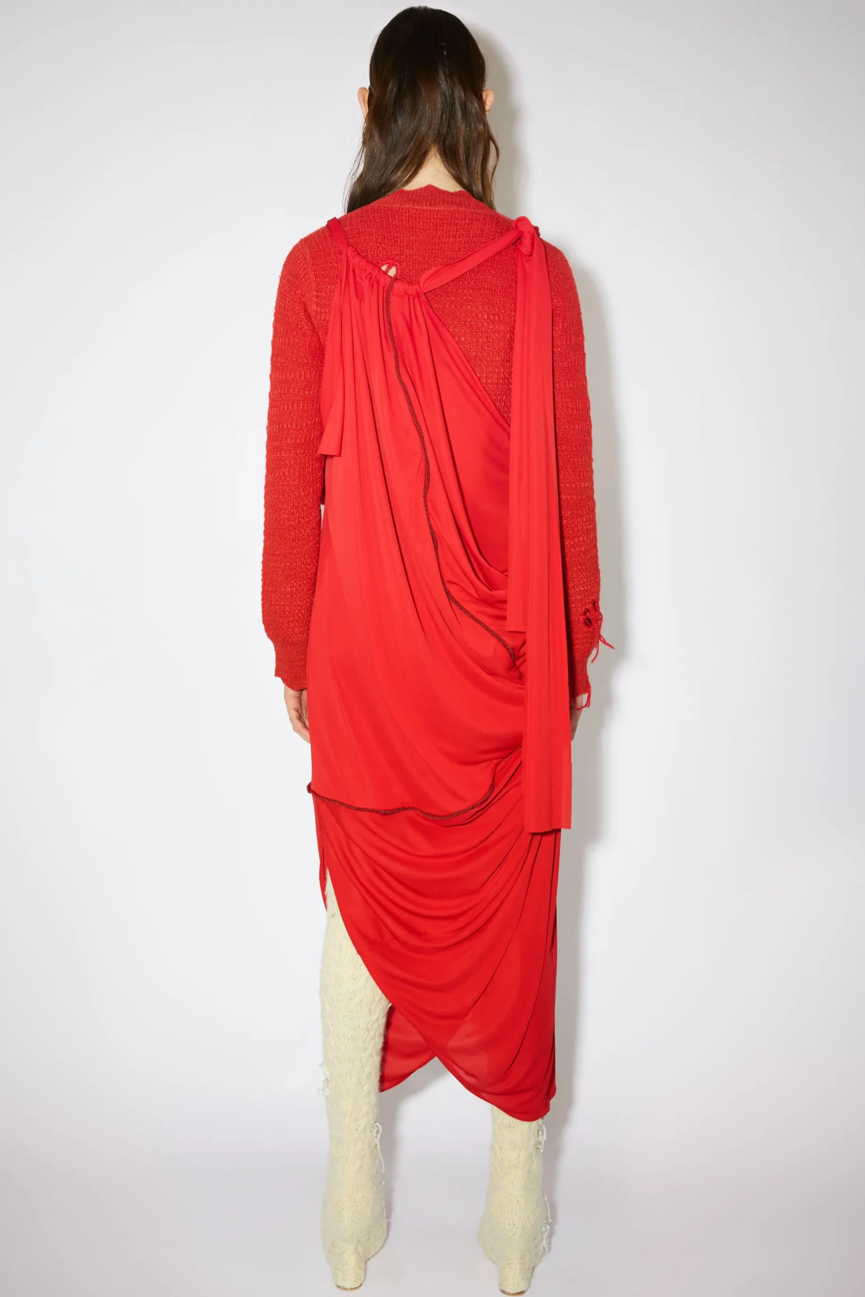 Neckholder-Kleid Mit Geknoteten Tragern