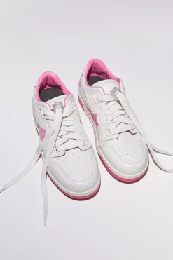 Niedrige Basketball-Sneakers Aus Leder