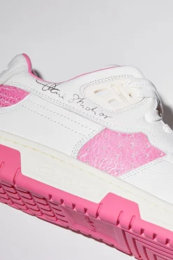 Niedrige Basketball-Sneakers Aus Leder