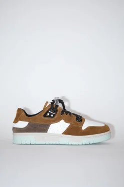 Niedrige Basketball-Sneakers Aus Leder