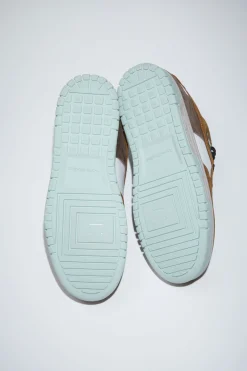 Niedrige Basketball-Sneakers Aus Leder