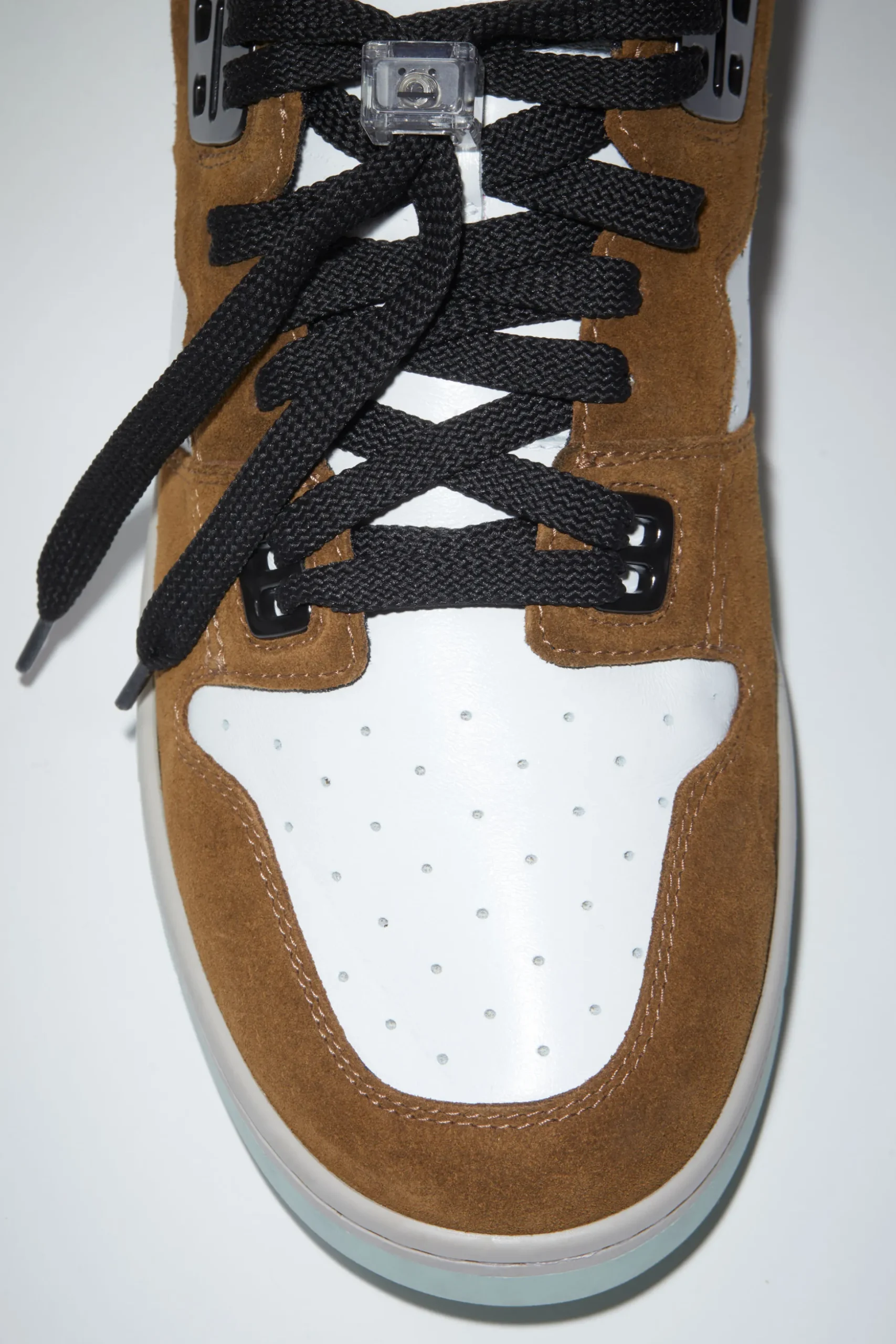 Niedrige Basketball-Sneakers Aus Leder