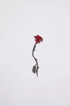Ohrring Mit Rose Und Dornen