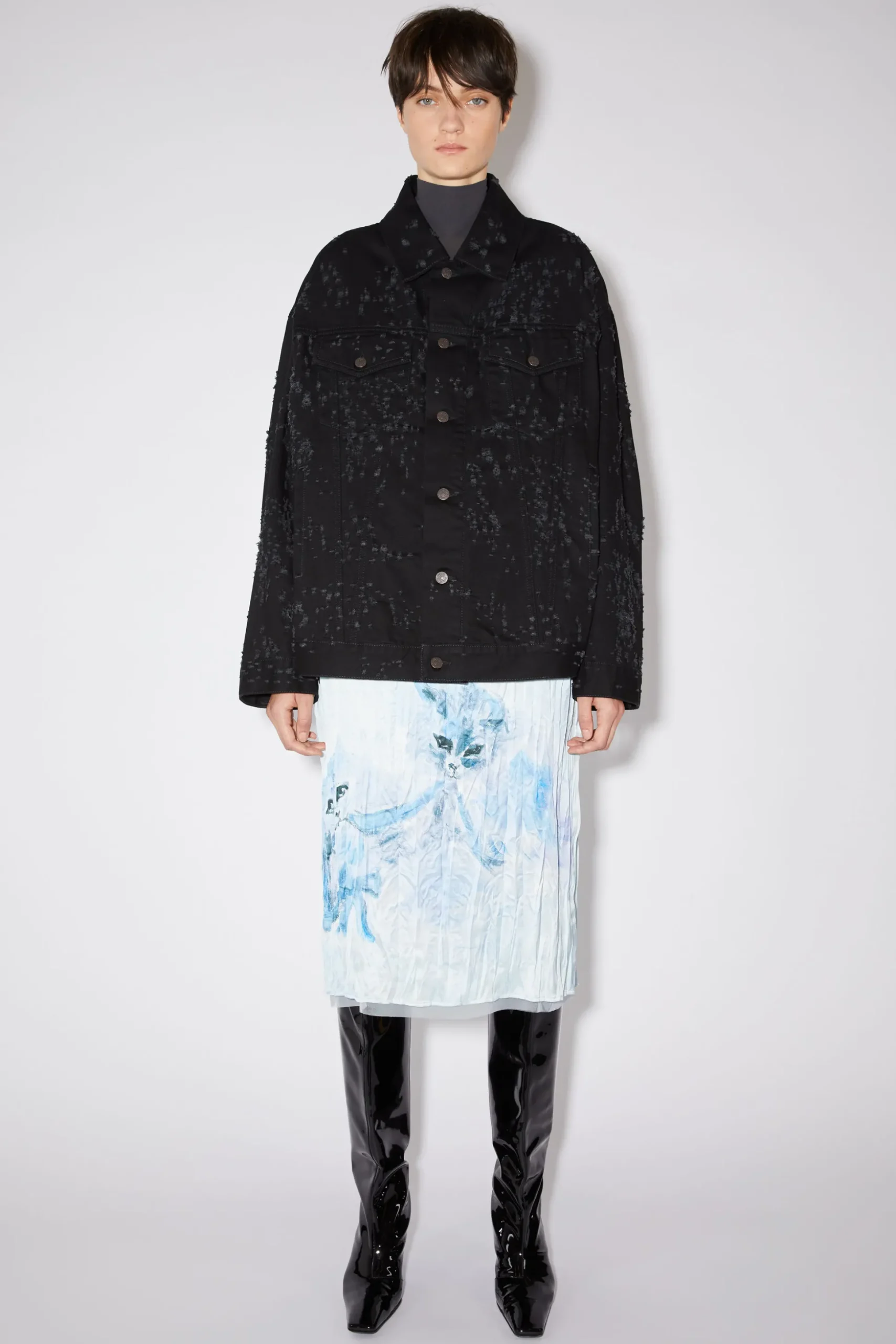 Oversize-Denimjacke Im Used-Look – Morris