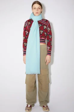 Oversized-Schal Aus Leichter Wolle