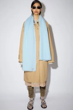 Oversized-Schal Aus Leichter Wolle