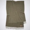 Oversized-Wollschal Mit Fransen