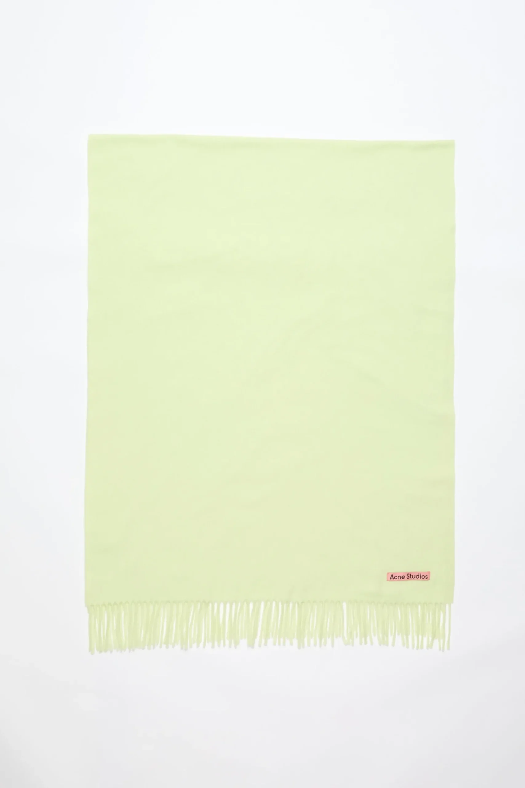 Oversized-Wollschal Mit Fransen