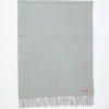 Oversized-Wollschal Mit Fransen