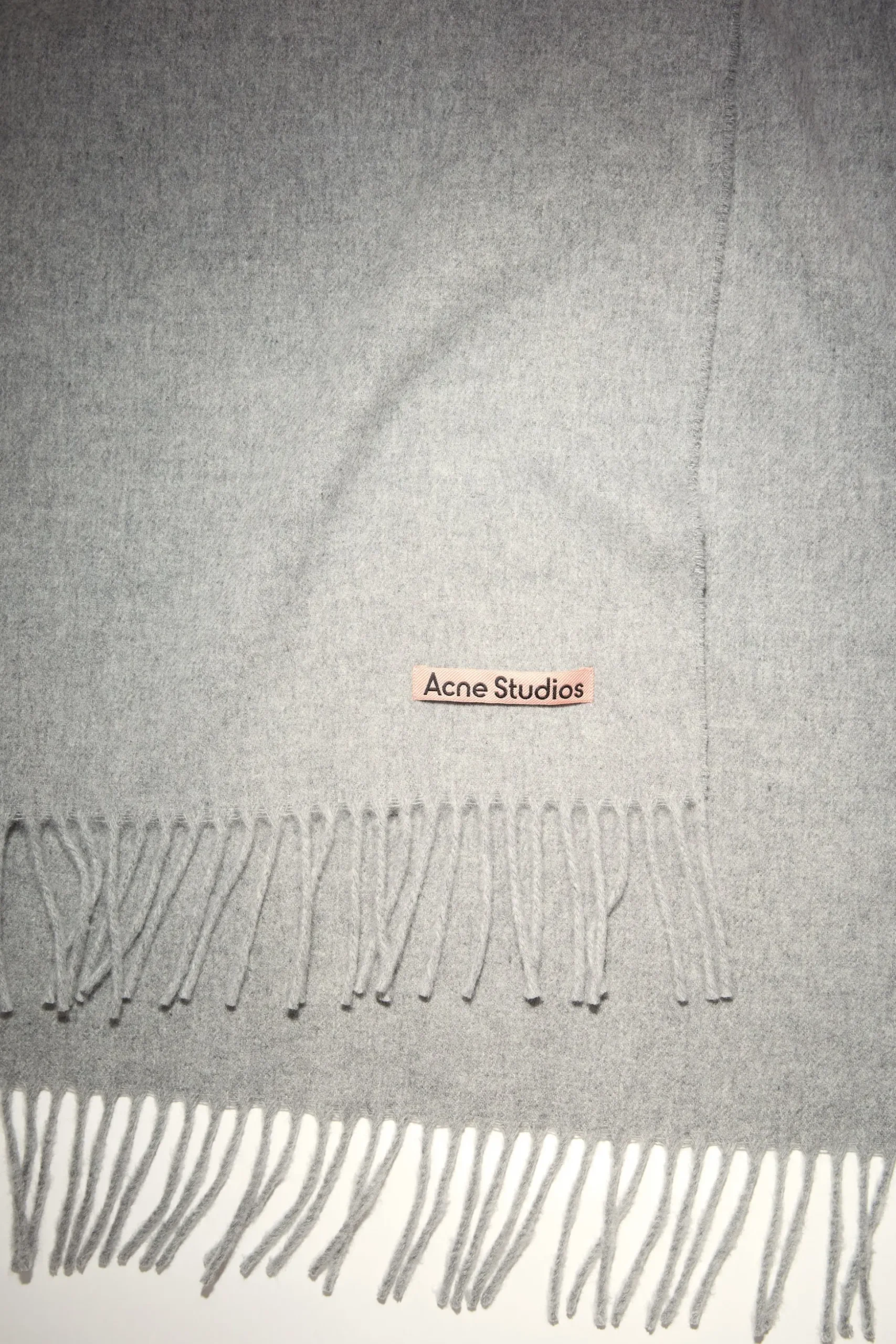 Oversized-Wollschal Mit Fransen