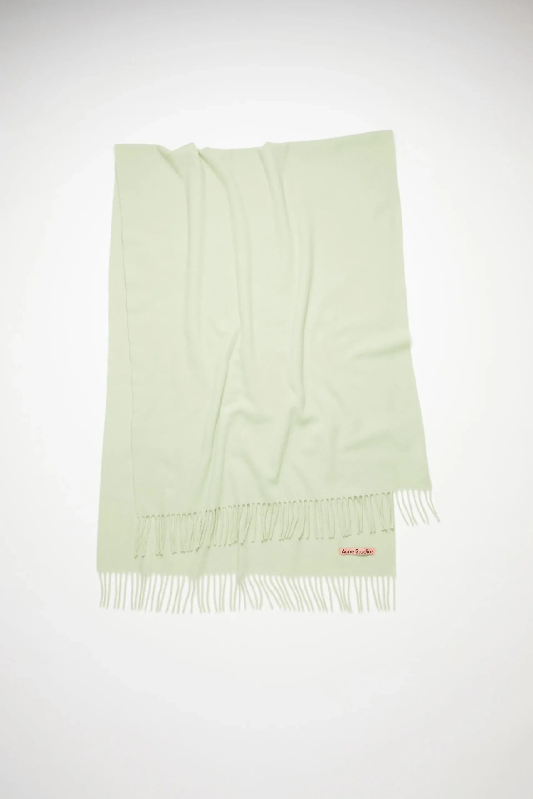 Oversized-Wollschal Mit Fransen
