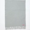 Oversized-Wollschal Mit Fransen