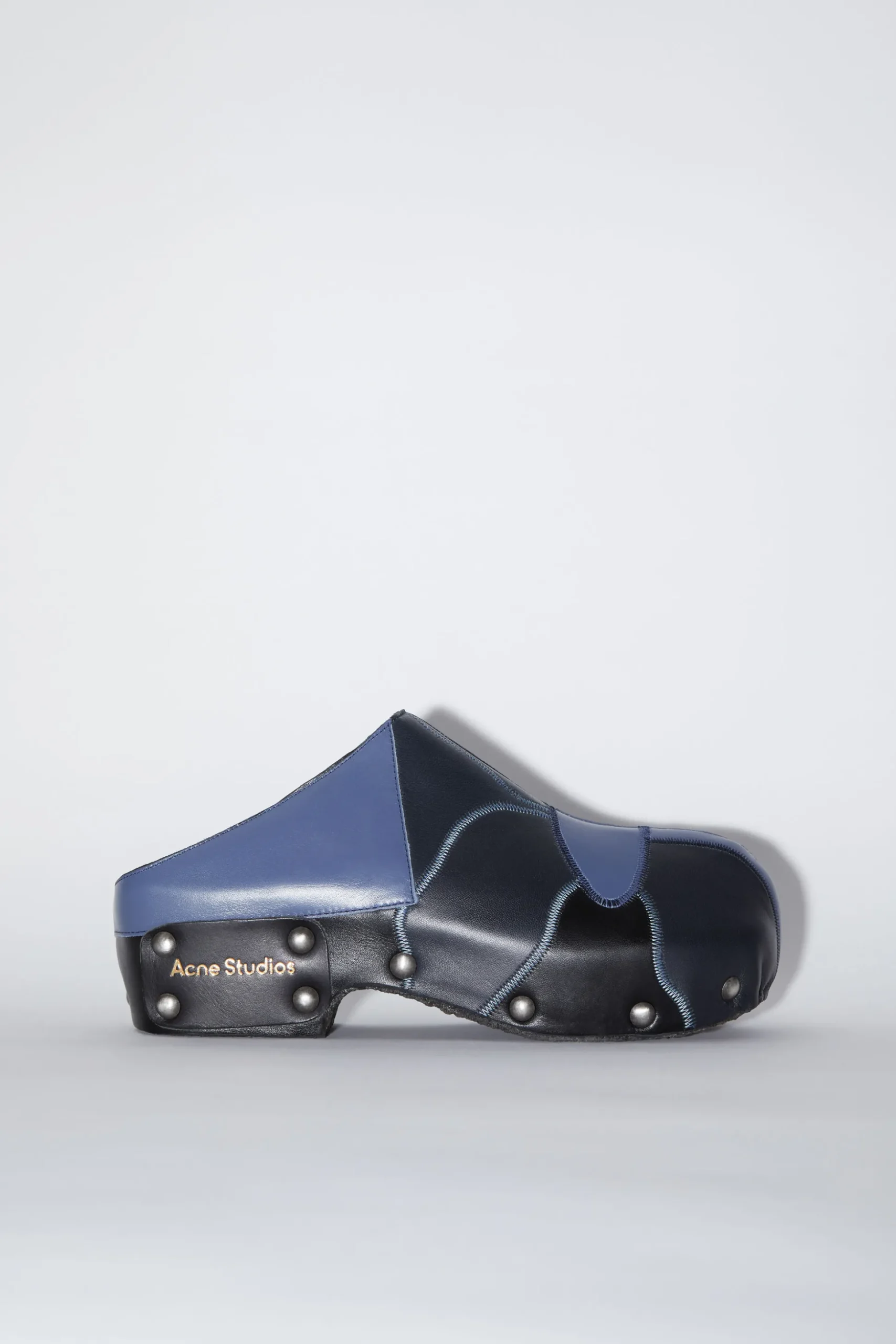 Patchwork-Mules Mit Nieten