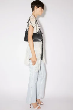 Platt Mini-Schultertasche Mit Spikes