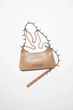 Platt Mini-Schultertasche Mit Spikes