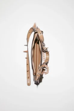 Platt Mini-Schultertasche Mit Spikes