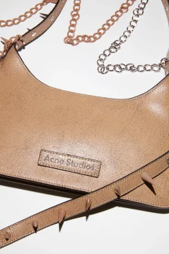 Platt Mini-Schultertasche Mit Spikes
