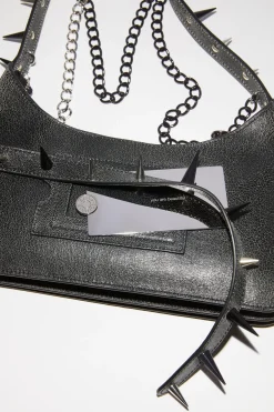 Platt Mini-Schultertasche Mit Spikes
