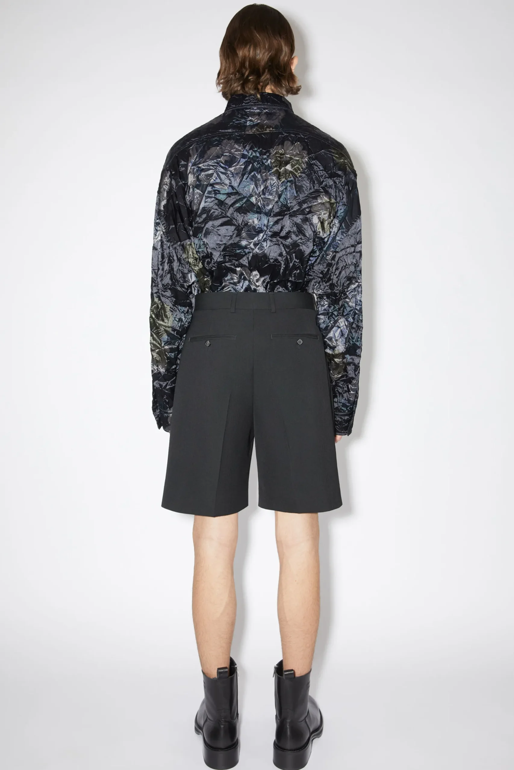 Plissierte Shorts