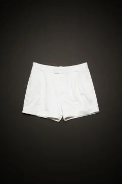 Plissierte Shorts Aus Twill