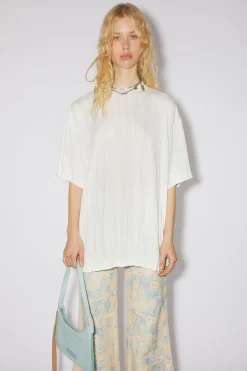Plissiertes T-Shirt