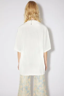 Plissiertes T-Shirt