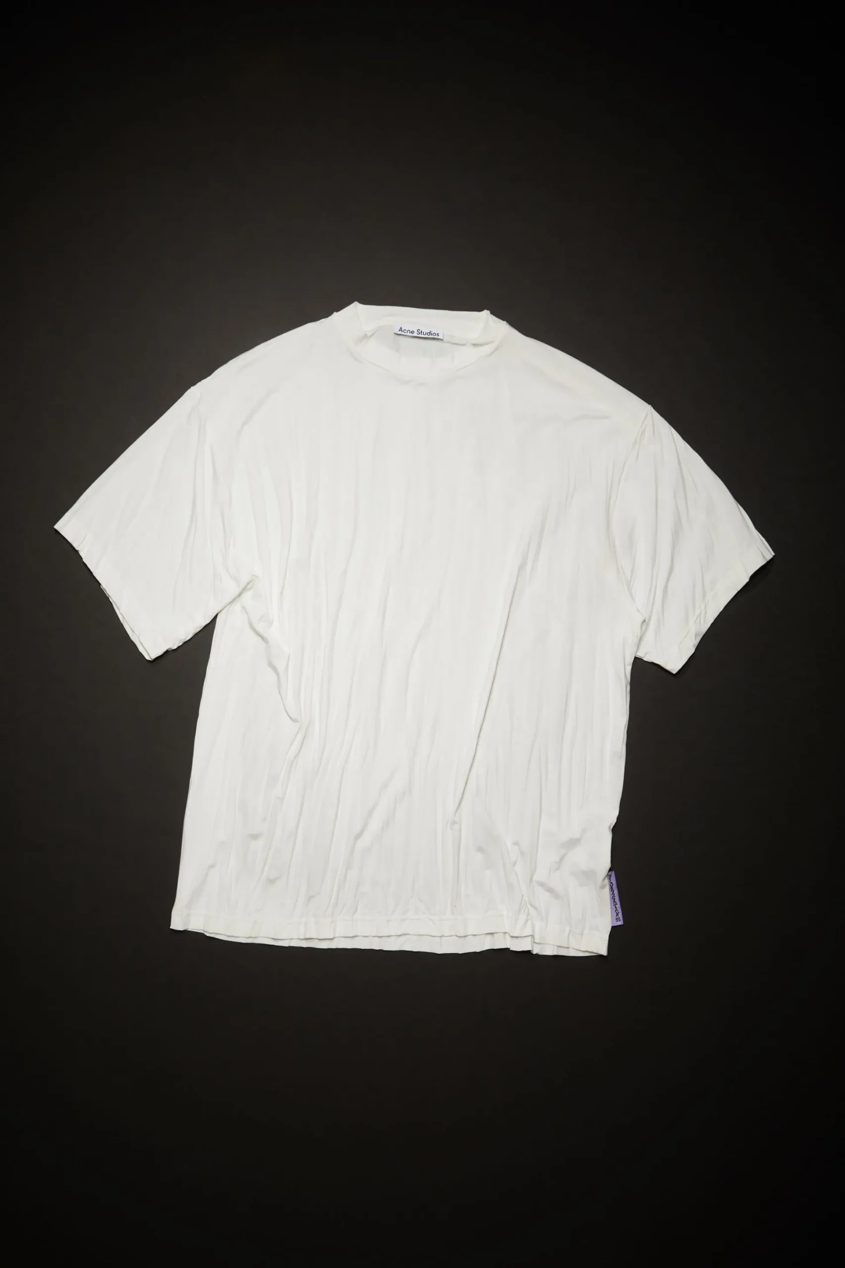 Plissiertes T-Shirt
