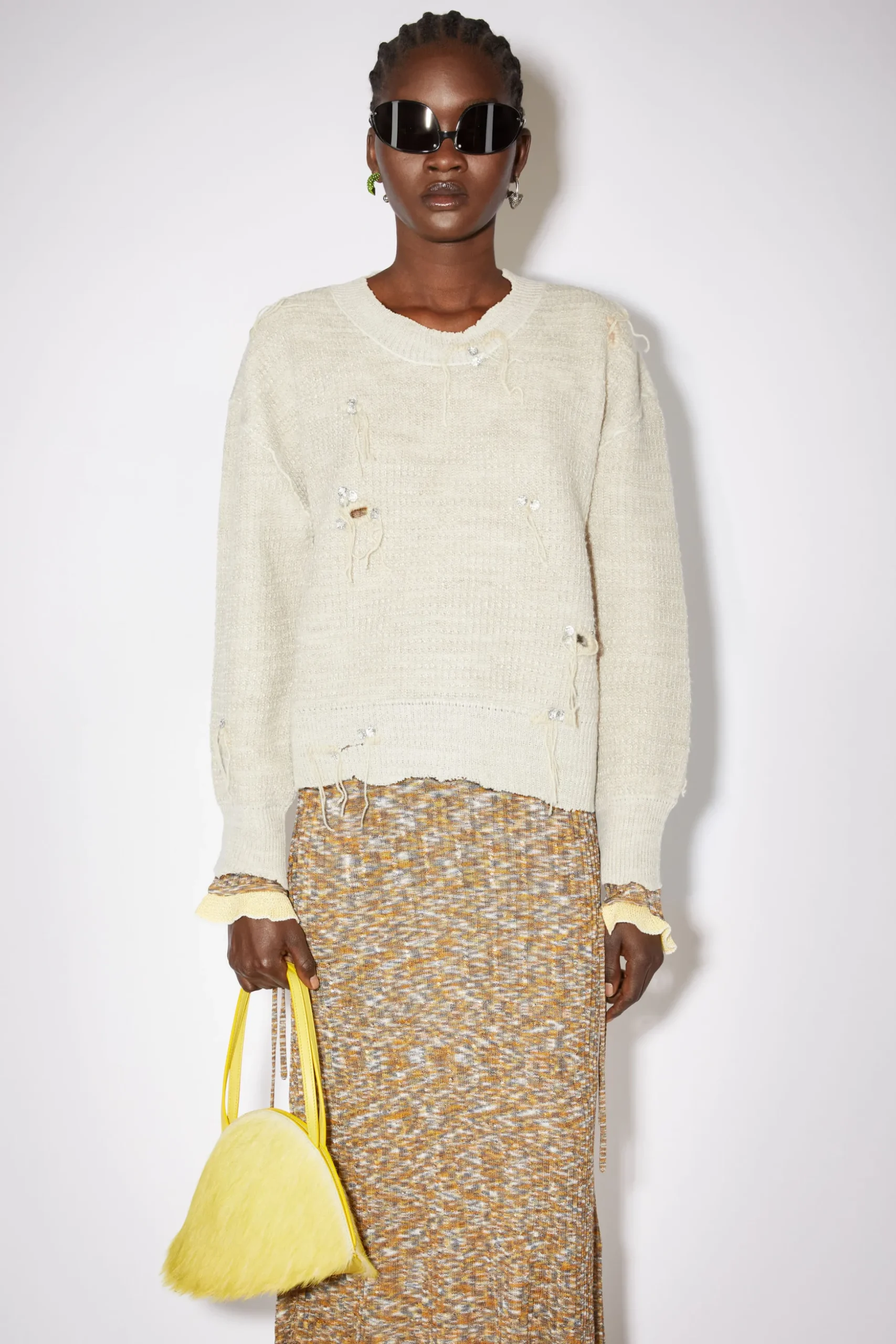 Pullover Im Used-Look