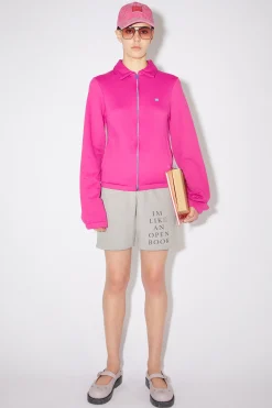 Pullover Mit Reisverschluss Aus Tech-Jersey