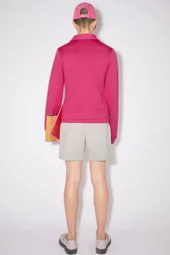 Pullover Mit Reisverschluss Aus Tech-Jersey