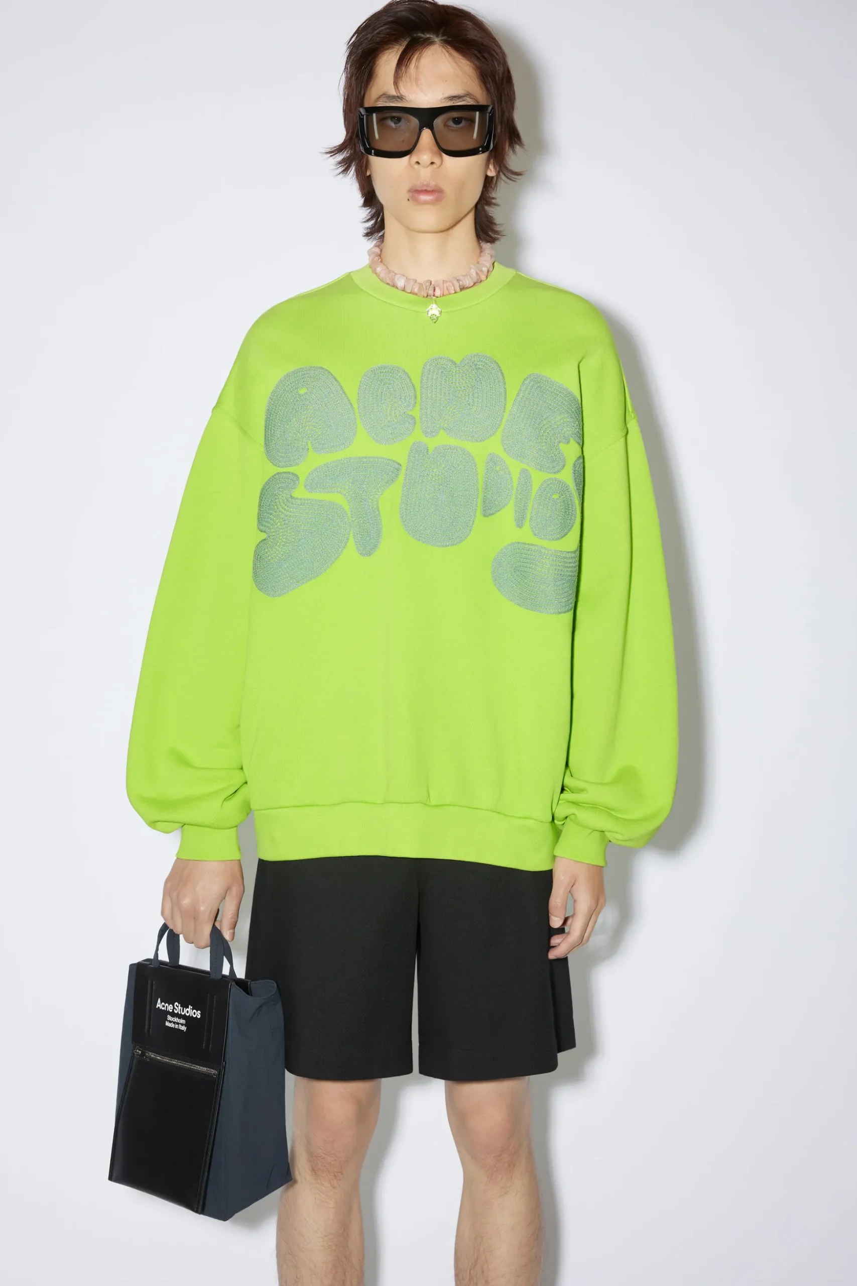 Pullover Mit Rundhalsausschnitt Und Blasenlogo