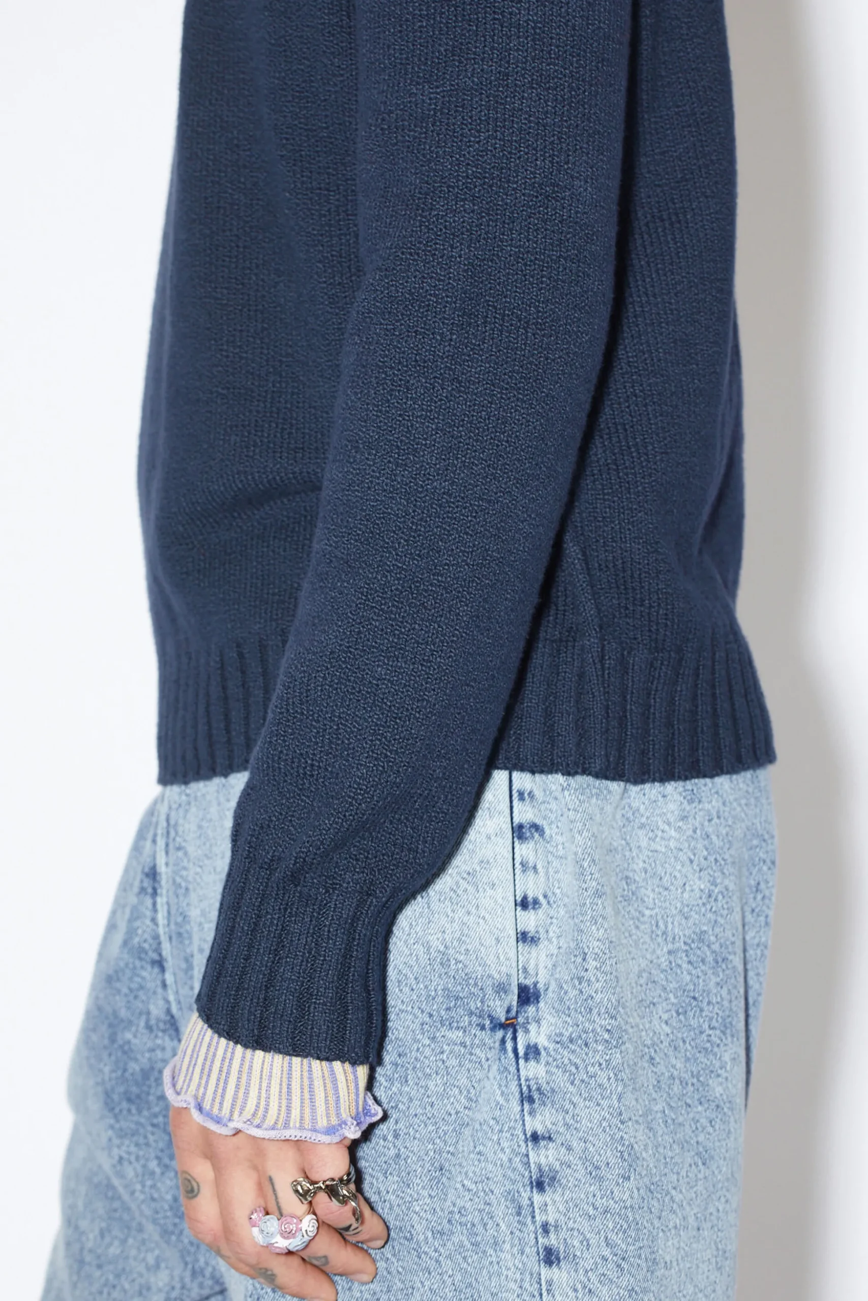 Pullover Mit Rundhalsausschnitt