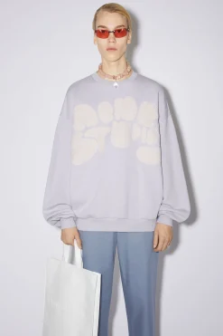 Pullover Mit Rundhalsausschnitt Und Blasenlogo