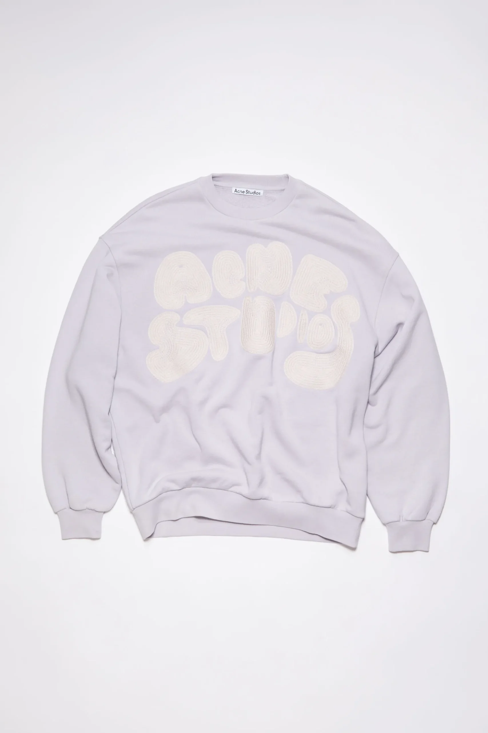 Pullover Mit Rundhalsausschnitt Und Blasenlogo