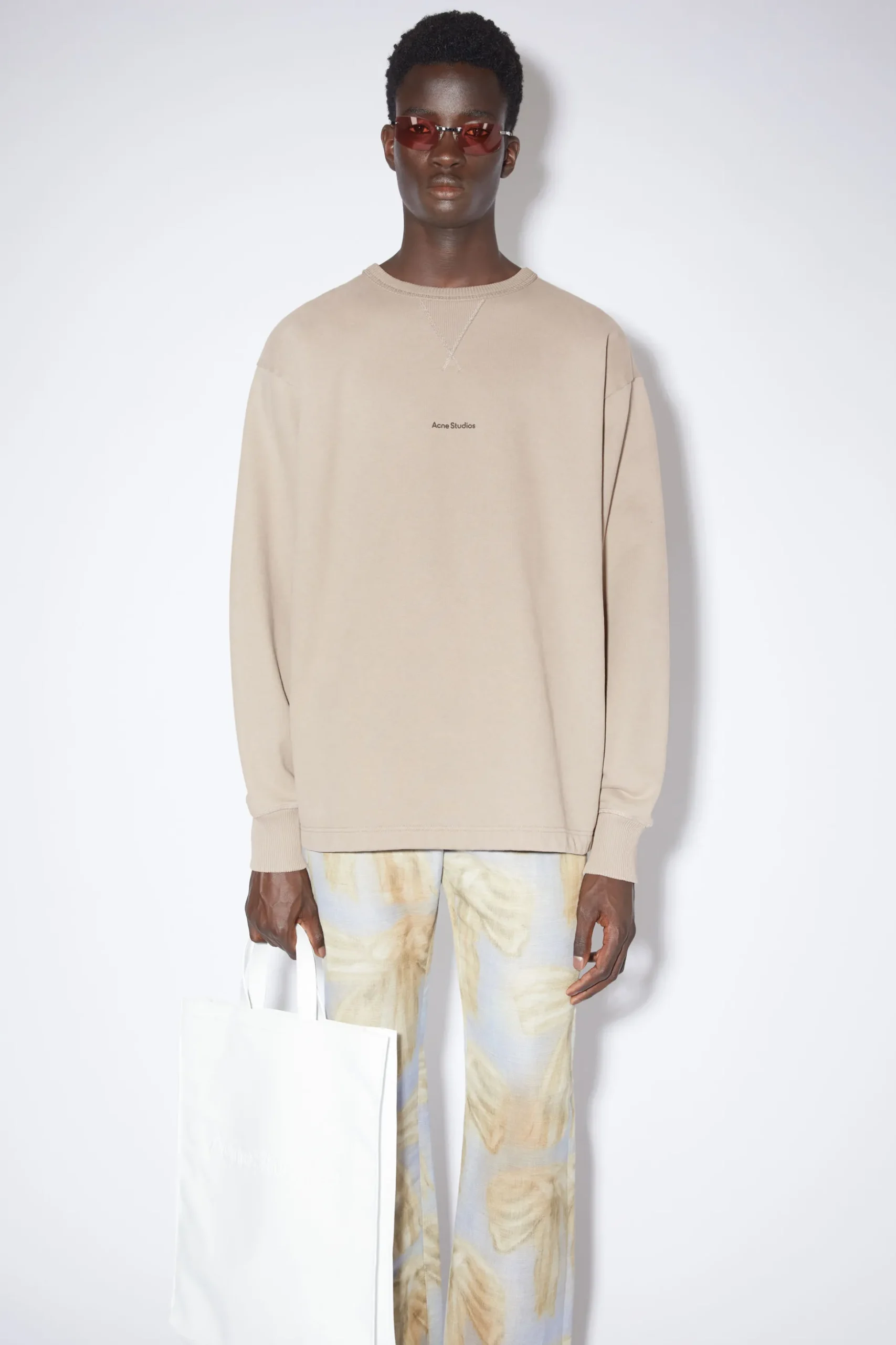 Pullover Mit Stempel-Logo