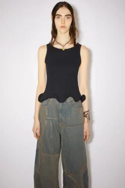 Ribbed Sleeveless Top