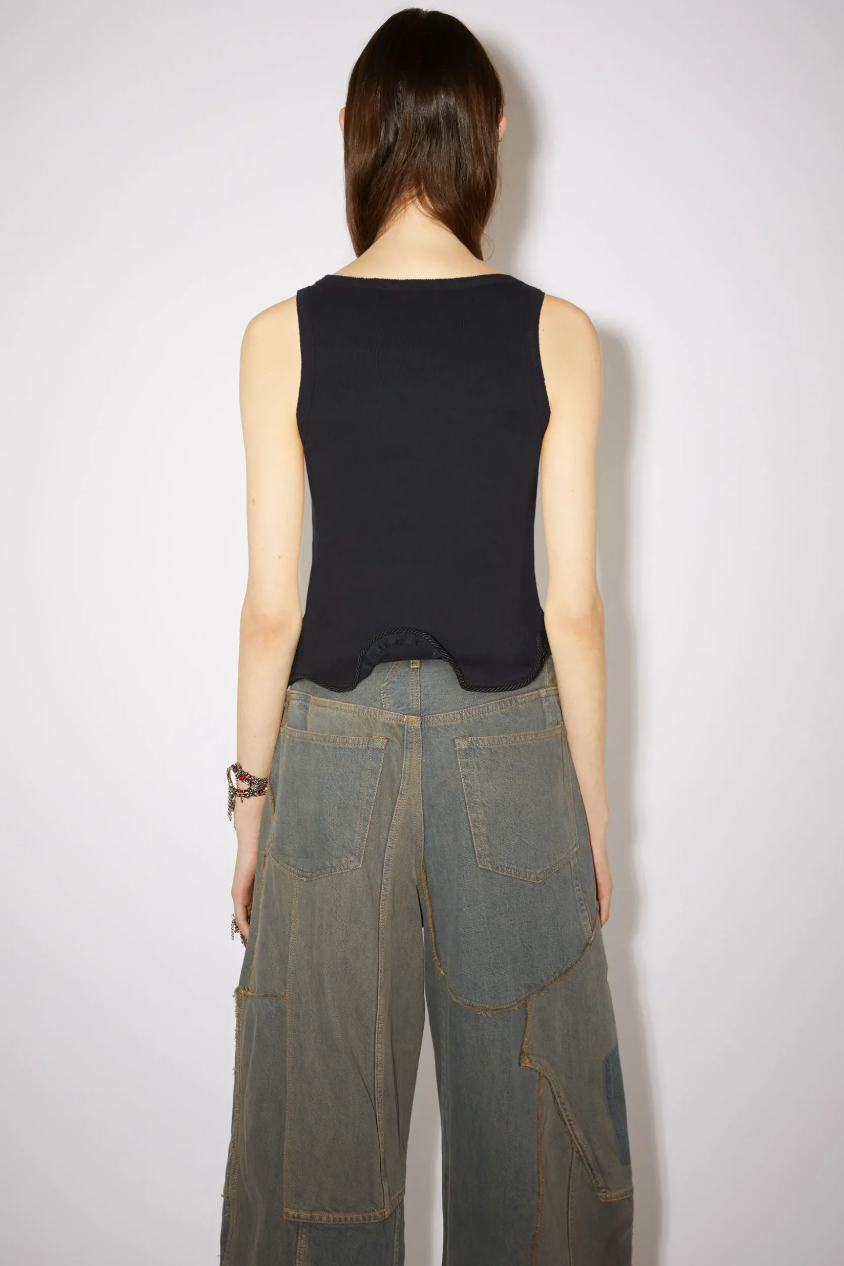 Ribbed Sleeveless Top