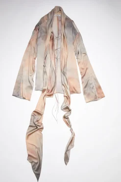 Seidenbluse Zum Schnuren