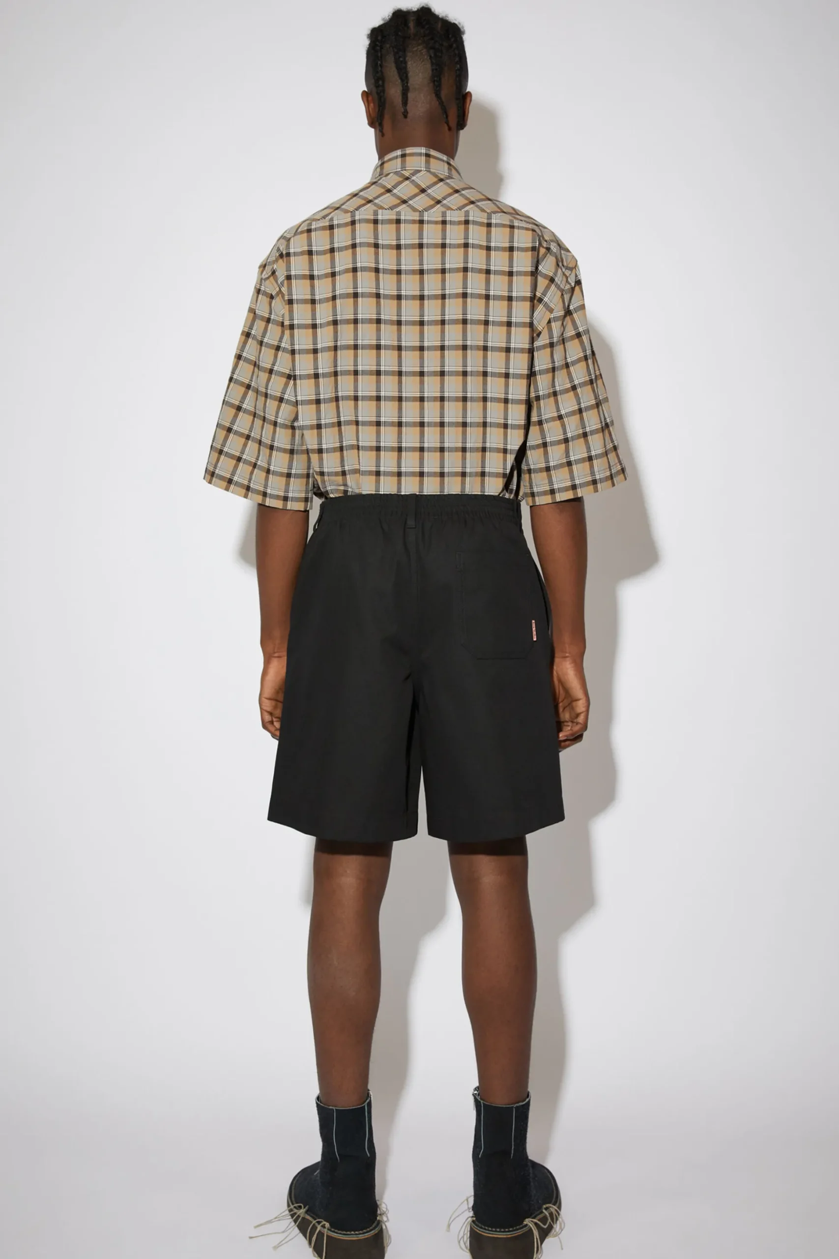 Shorts Aus Baumwollmix