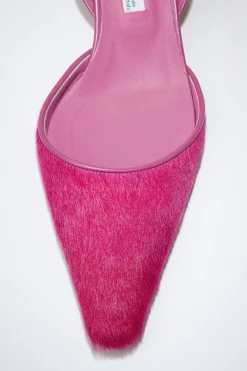 Slingback-Pumps Aus Haarleder