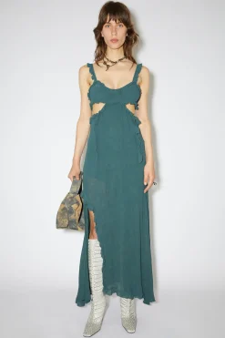 Slipdress Mit Ruschen