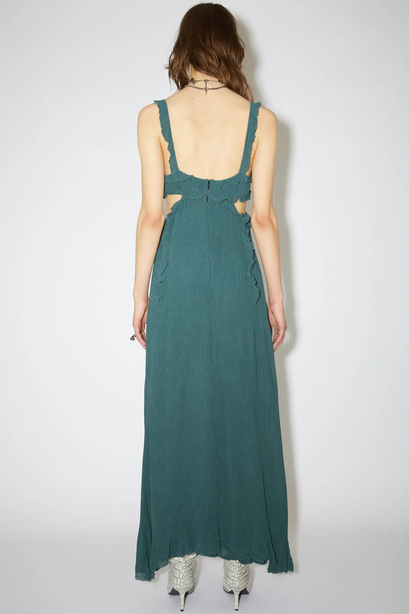 Slipdress Mit Ruschen