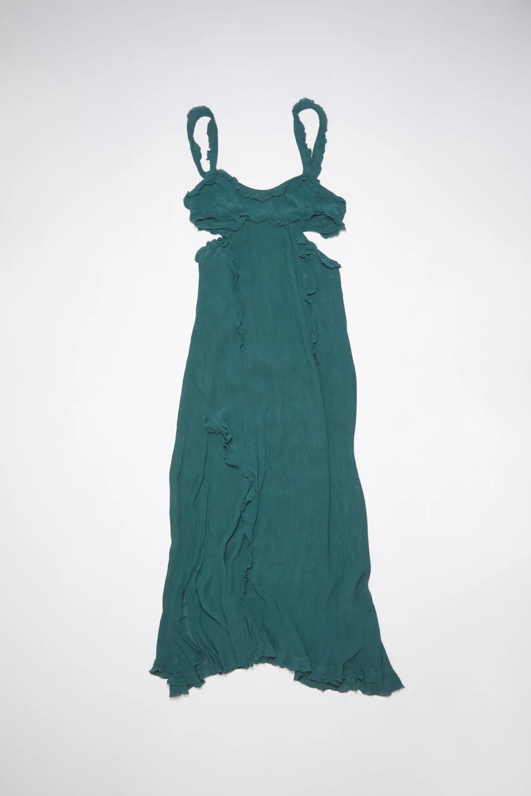 Slipdress Mit Ruschen
