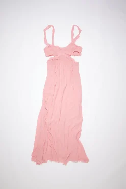 Slipdress Mit Ruschen