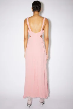 Slipdress Mit Ruschen