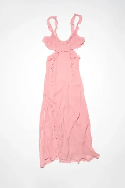 Slipdress Mit Ruschen