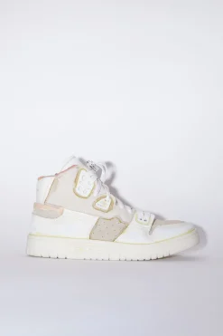 Sneakers Aus Leder Mit Hohem Schaft