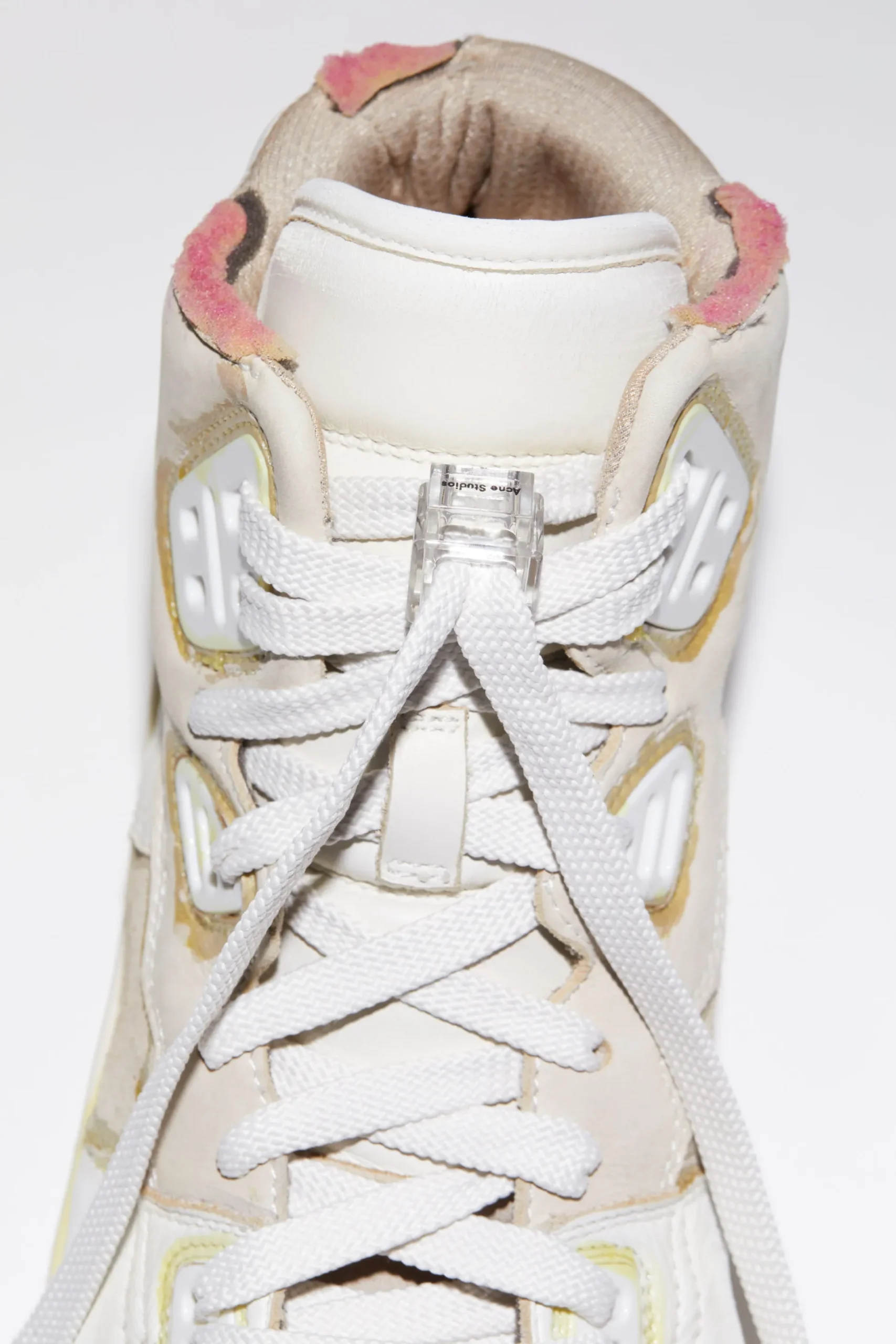 Sneakers Aus Leder Mit Hohem Schaft