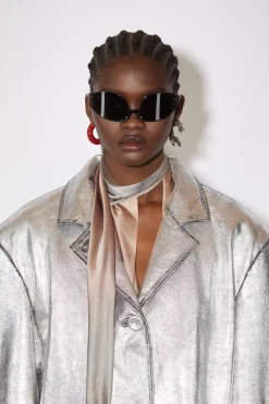 Sprayed Leather Jacket